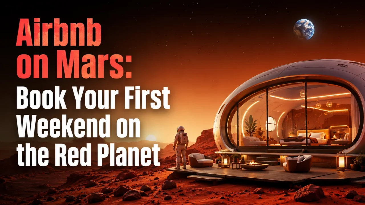 Airbnb on Mars - Book Your First Weekend on the Red Planet