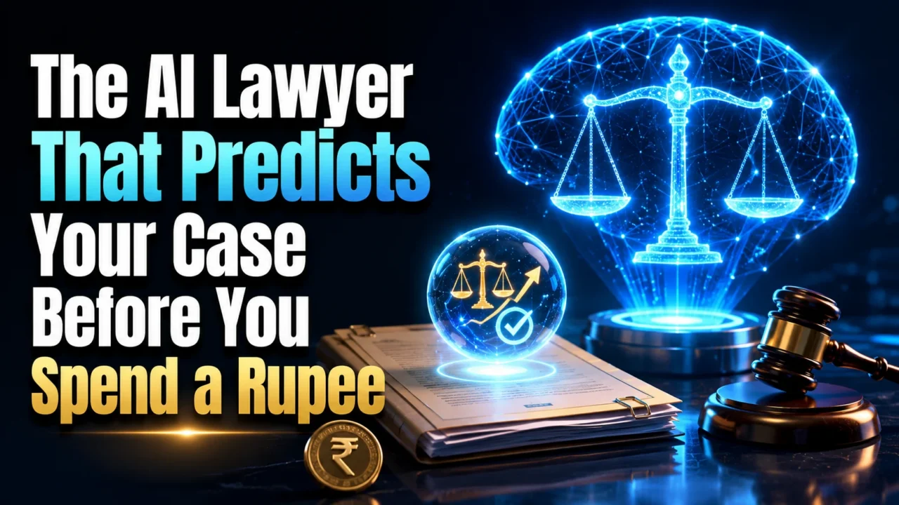The AI Lawyer That Predicts Your Case Before You Spend a Rupee