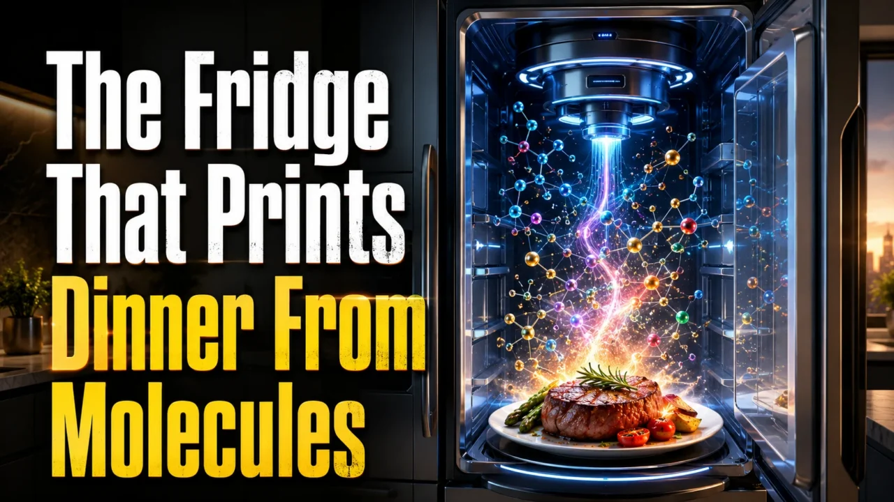 The Fridge That Prints Dinner From Molecules