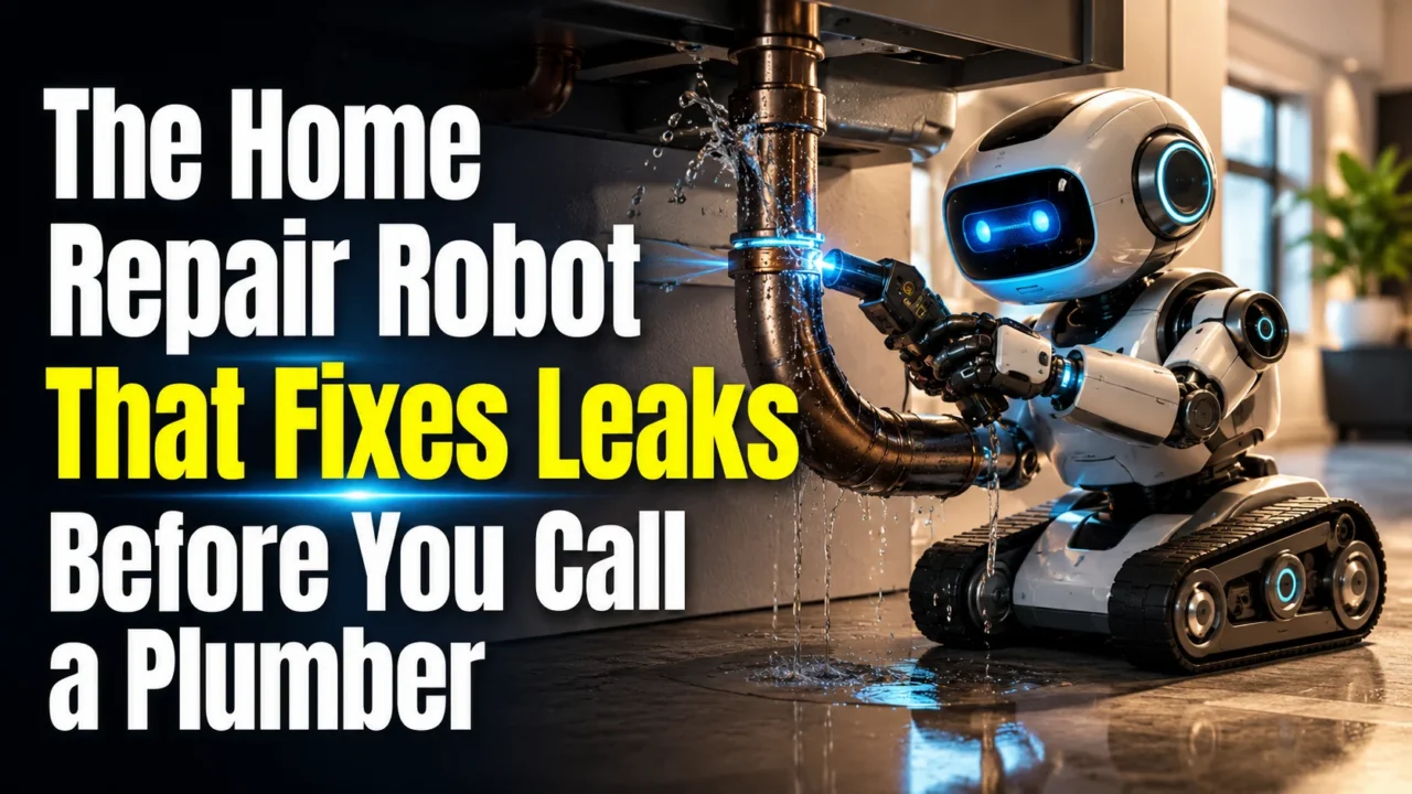 The Home Repair Robot That Fixes Leaks Before You Call a Plumber