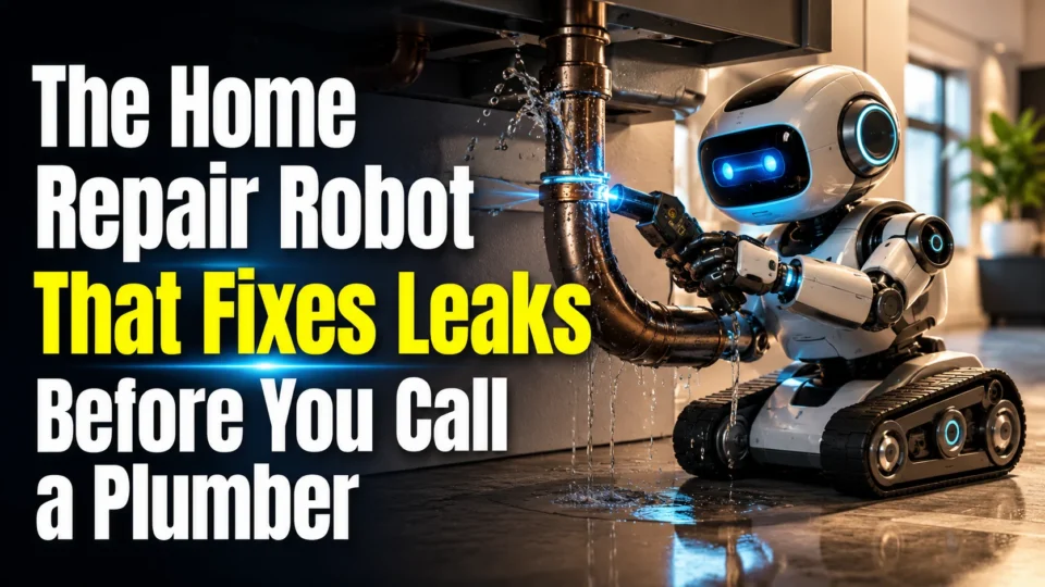 The Home Repair Robot That Fixes Leaks Before You Call a Plumber