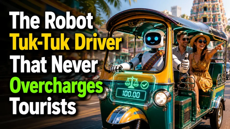 The Robot Tuk-Tuk Driver That Never Overcharges Tourists