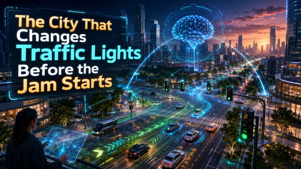 The City That Changes Traffic Lights Before the Jam Starts
