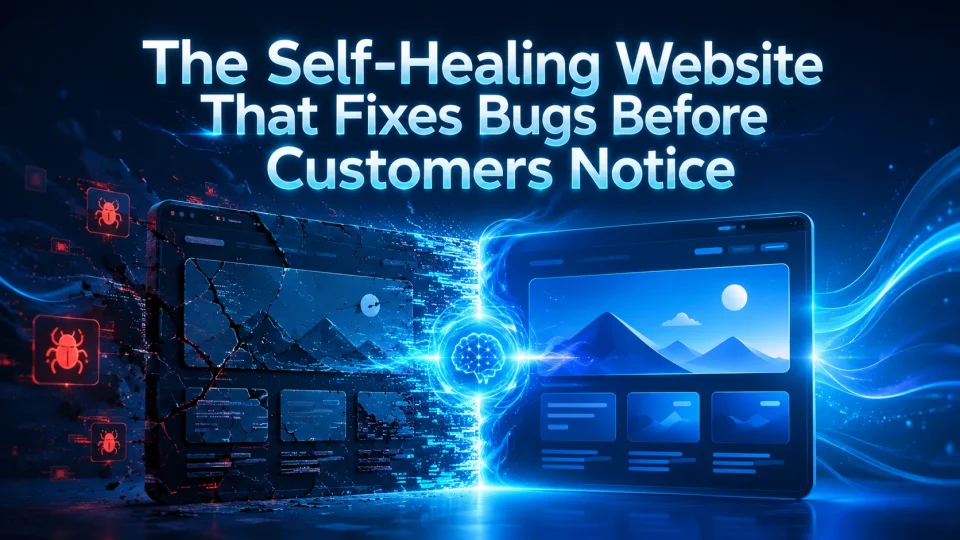The Self-Healing Website That Fixes Bugs Before Customers Notice
